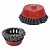 Щетка чашечная для УШМ с гайкой (витая жесткая) 100мм, арт. №135.66